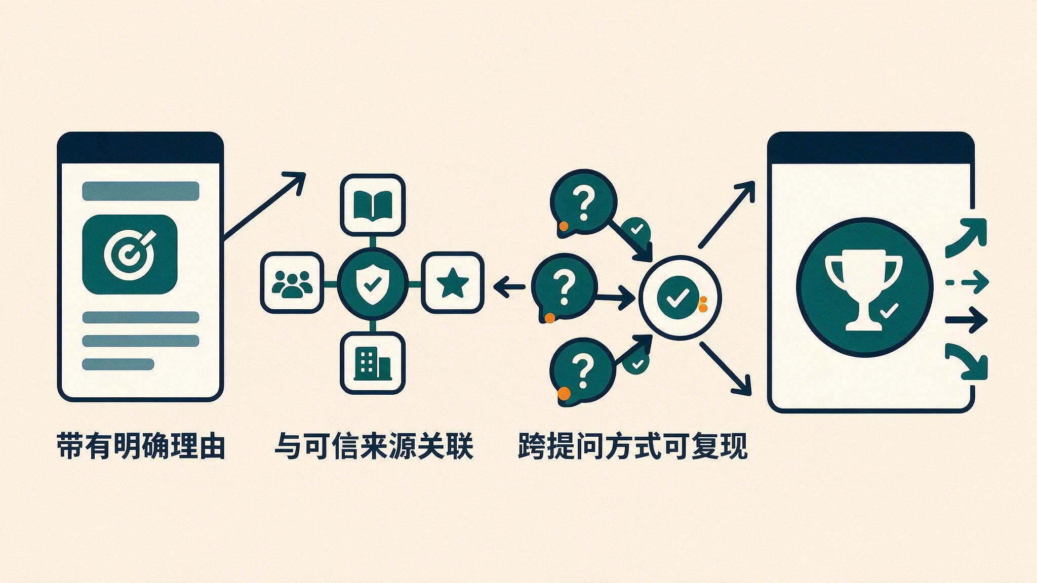 生成式搜索品牌推荐:品牌进入AI答案的判断标准与验证方法